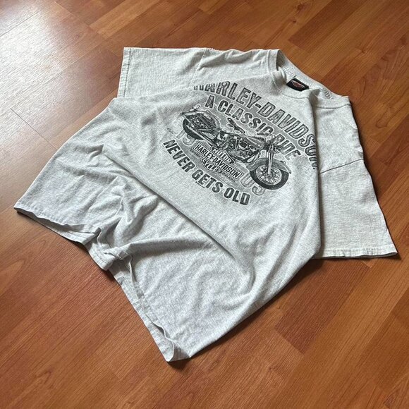 Harley Davidson Men's Grey T-shirt - Picture 3 of 3